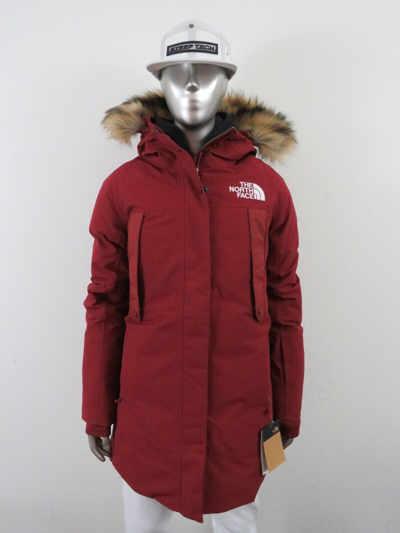 Pre-owned The North Face Womens  Outer Boroughs 550-down Warm Parka Jacket - Cordovan