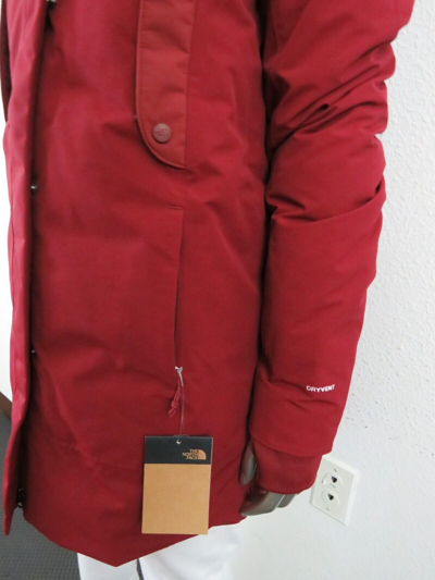 Pre-owned The North Face Womens  Outer Boroughs 550-down Warm Parka Jacket - Cordovan
