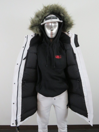Pre-owned The North Face Womens  Expedition Mcmurdo 700-down Warm Parka Jacket White