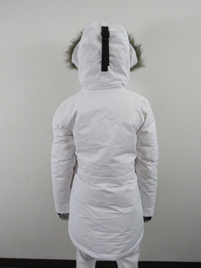 Pre-owned The North Face Womens  Expedition Mcmurdo 700-down Warm Parka Jacket White