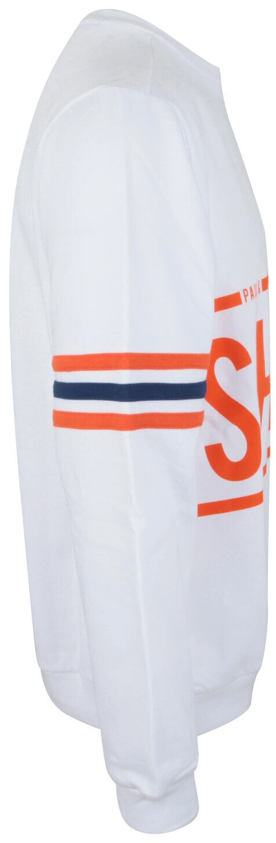 Pre-owned Paul & Shark Yachting Men's Pullover Sweater Jumper Size Xl 100% Cotton White