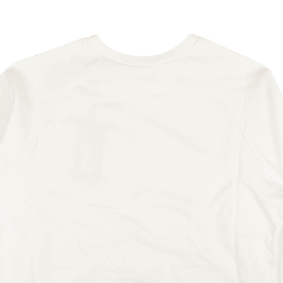 Pre-owned Raf Simons White Crewneck Black Writing Sweatshirt Size Xl