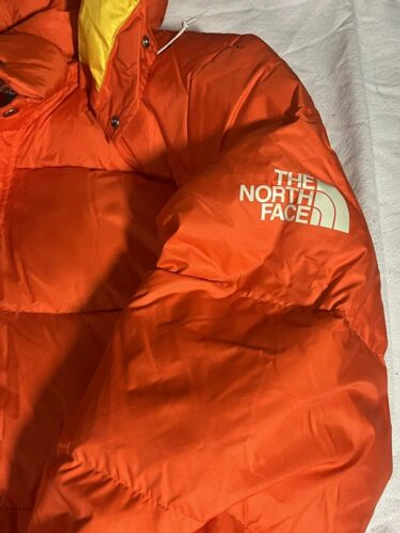 Pre-owned The North Face Sierra Color Block Parka Men's L Flare Red Rare Sold Out