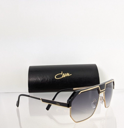 Pre-owned Cazal Brand Authentic  Sunglasses Mod. 790 Col. 001 Black Gold 61mm 790/3 In Gray