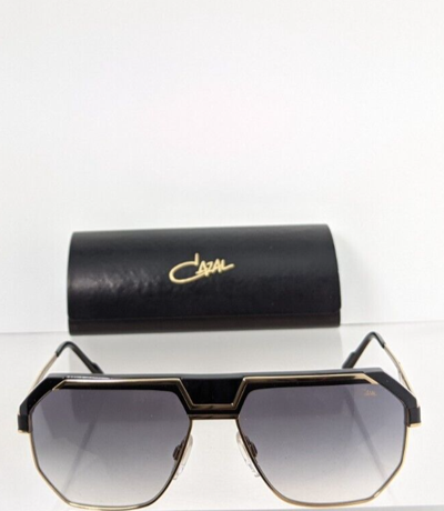 Pre-owned Cazal Brand Authentic  Sunglasses Mod. 790 Col. 001 Black Gold 61mm 790/3 In Gray