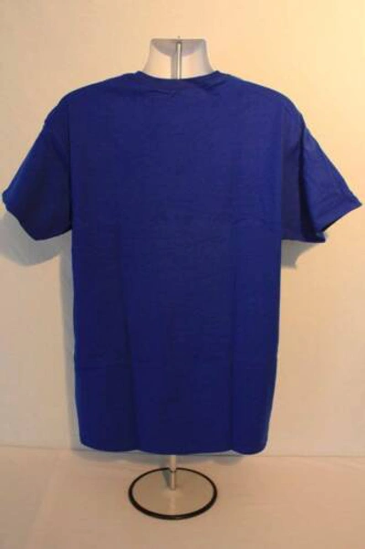 Pre-owned Fruit Of The Loom Mens  T Shirt Size 4xl Crew Neck Tee Wicking Odor Protection Bl In Blue
