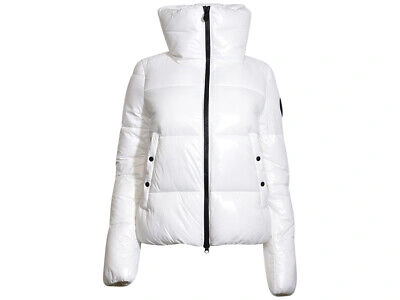 Pre-owned Save The Duck Isla Women's Puffer Jacket In White