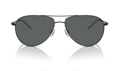 Pre-owned Oliver Peoples Ov1002s Benedict 5062p2 Matte Black/midnight Express Sunglasses In Midnight Express Polar