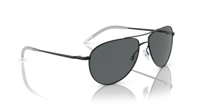 Pre-owned Oliver Peoples Ov1002s Benedict 5062p2 Matte Black/midnight Express Sunglasses In Midnight Express Polar