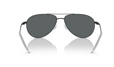 Pre-owned Oliver Peoples Ov1002s Benedict 5062p2 Matte Black/midnight Express Sunglasses In Midnight Express Polar