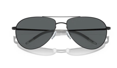 Pre-owned Oliver Peoples Ov1002s Benedict 5062p2 Matte Black/midnight Express Sunglasses In Midnight Express Polar