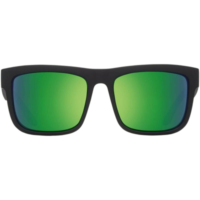 Pre-owned Spy Discord Lite Sunglasses Matte Black Happy Polarized Lens Green Spectra Mirro
