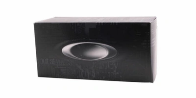 Pre-owned Oakley Valve Sunglasses 12-837 Polished Black Frame Black Iridium Polarized Lens