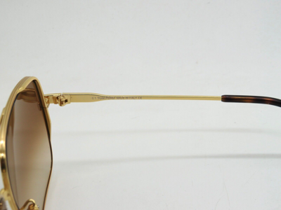 Pre-owned Tom Ford Ft 0735-h/s 30f Frankie Gold/brown Gradient Authentic 62mm Sunglasses