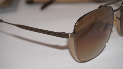 Pre-owned Oliver Peoples Brunello Cucinelli Sunglasse Marsan Ov1322st 5284q4 55 18 145 In Chrome Amber Photochromic