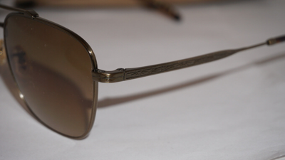Pre-owned Oliver Peoples Brunello Cucinelli Sunglasse Marsan Ov1322st 5284q4 55 18 145 In Chrome Amber Photochromic
