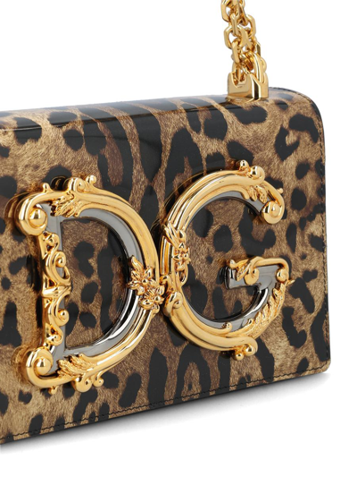 Shop Dolce & Gabbana Handbags In Leopardo