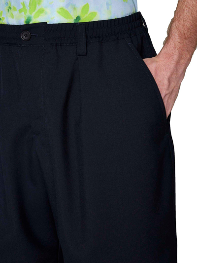 Shop Marni Pleated Elasticated Waist Shorts