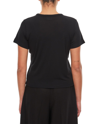 Shop Khaite The Emmylou Crewneck T-shirt In Black
