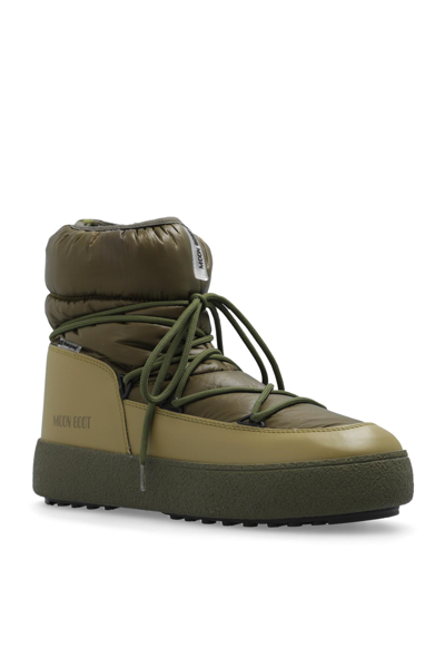 Shop Moon Boot Mtrack Low Snow Boots In Khaki