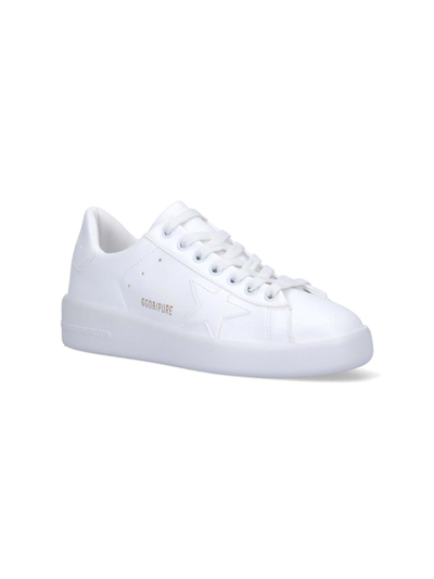 Shop Golden Goose Purestar Sneakers In Optic White