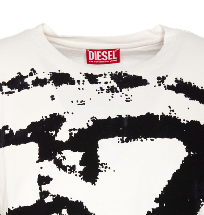 Shop Diesel T-boxt Logo Printed Crewneck T-shirt