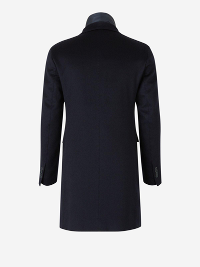 Shop Herno Single-breasted Layered Coat