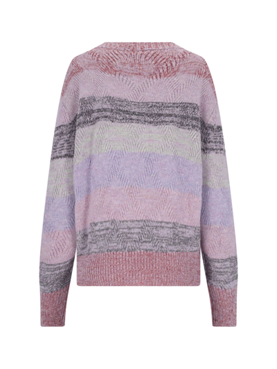 Shop Cormio Renato Cardigan In Pink Magenta