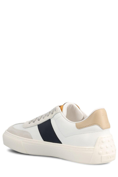 Shop Tod's Round-toe Lace-up Sneakers