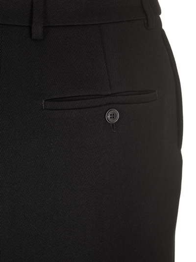 Shop Balenciaga Side Slit Tailored Maxi Skirt In Black