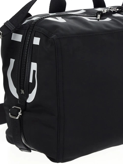 Shop Givenchy Pandora Bag In Black White