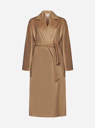 Shop Max Mara Olea Camel Hair Coat In Cammello