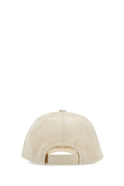 Shop Isabel Marant Logo Embroidered Baseball Cap In Ecbk Ecru Black