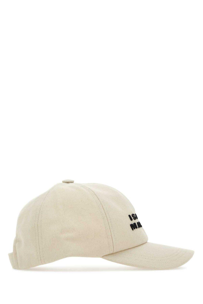 Isabel Marant Trucker Cap "tyron" Curved Brim In White
