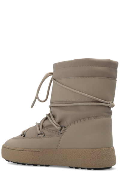 Shop Moon Boot Ltrack Snow Boots  In Beige