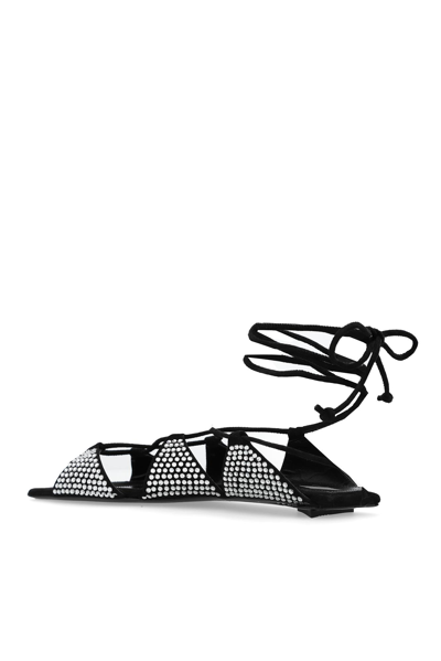 Shop Attico The  Renee Sandals In Black