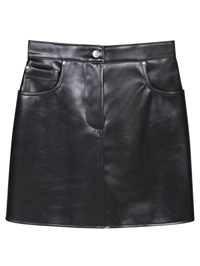 Shop Msgm High Waist Slim Cut Mini Skirt