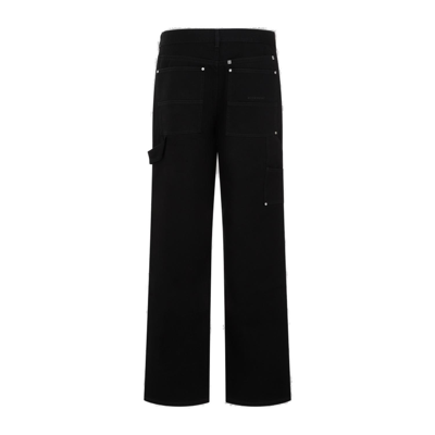 Shop Givenchy Carpenter Studded Pants In Black
