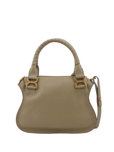 Shop Chloé Marcie Small Tote Bag In Green