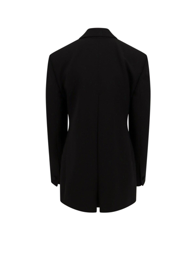 Shop Givenchy Collared Blazer In Black