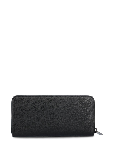 Shop Christian Louboutin By My Side Zip-around Wallet In 000 Black