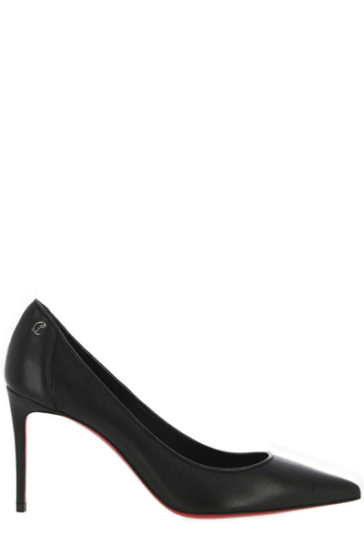 Shop Christian Louboutin Pointed-toe Pumps In 000 Black