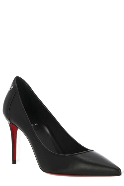 Shop Christian Louboutin Pointed-toe Pumps In 000 Black