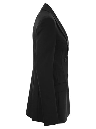 Shop Sportmax Frizzo Jersey Jacket In Black