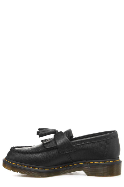 Shop Dr. Martens' Adrian Tassel Detailed Loafers In Black