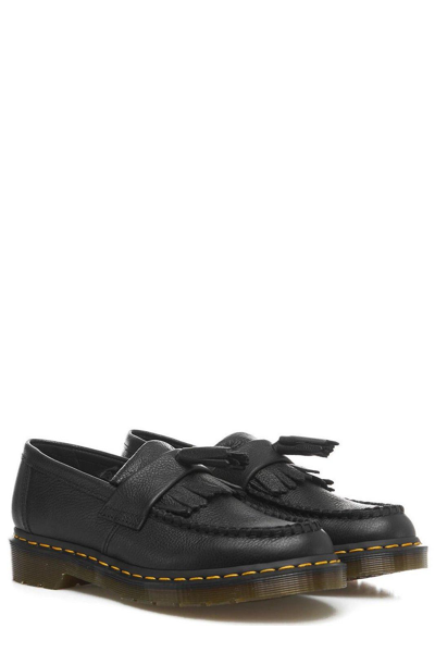 Shop Dr. Martens' Adrian Tassel Detailed Loafers In Black