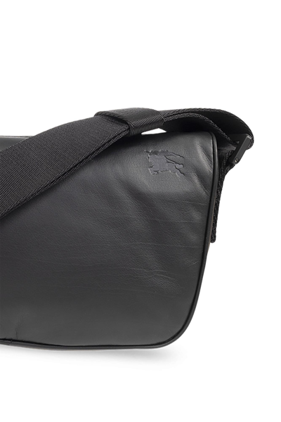 Shop Burberry Shield Shoulder Bag In Black