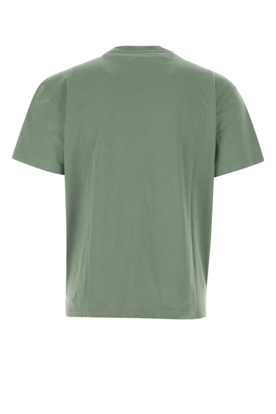 Shop Jw Anderson Logo Embroidery T-shirt In Green
