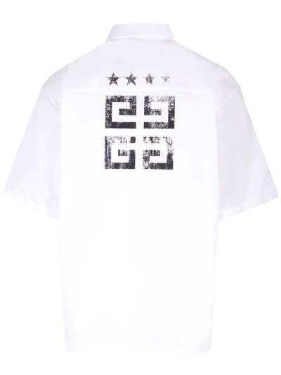 Shop Givenchy 4g Stars Shirt In White