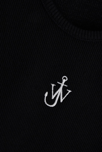 Shop Jw Anderson Logo Tank Top In Black